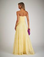 Vestido Longo Amarelo Poliana