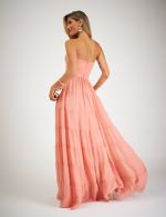 Vestido Longo Coral Poliana