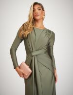 Vestido Longo Verde Oliva Manu