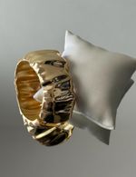 Bracelete Dourado Organico
