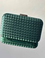 Clutch Verde Acetinada