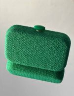 Clutch Verde em Tecido