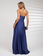 Vestido Longo Azul Marinho Suzi