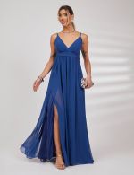 Vestido Longo Azul Vilma