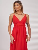 Vestido Longo Vermelho Vilma