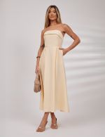 Vestido Midi Amarelo Roberta