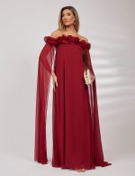 Vestido Longo Marsala Samantha