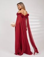 Vestido Longo Marsala Samantha