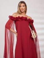 Vestido Longo Marsala Samantha