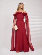 Vestido Longo Marsala Samantha