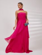 Vestido Longo Fucsia Safira
