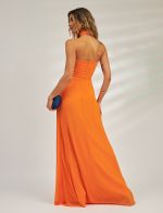Vestido Longo Laranja Karol