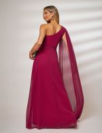 Vestido Longo Fucsia Gisele