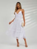 Vestido Midi Branco Janaina