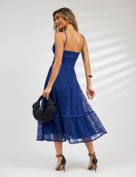 Vestido Midi Azul Royal Janaina