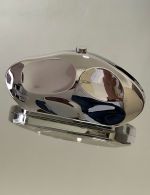 Clutch Prata em Metal