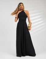 Vestido Longo Preto Sandra