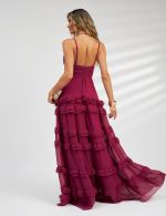 Vestido Longo Fucsia Jully