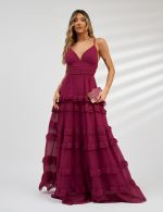 Vestido Longo Fucsia Jully