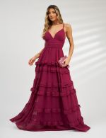 Vestido Longo Fucsia Jully