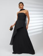 Vestido Longo Preto Safira