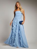 Vestido Longo Azul Sernity Laura