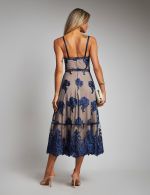Vestido Midi Azul Marinho Luciana