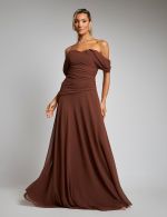 Vestido Longo Marrom Barbara