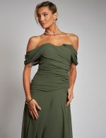 Vestido Longo Verde Oliva Barbara