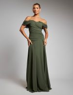 Vestido Longo Verde Oliva Barbara