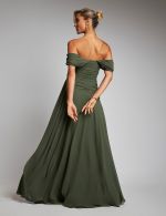 Vestido Longo Verde Oliva Barbara
