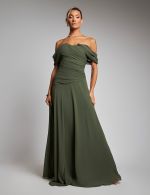 Vestido Longo Verde Oliva Barbara