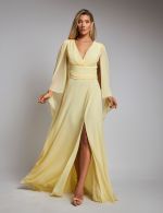Vestido Longo Amarelo Dulce