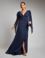 Vestido Longo Azul Marinho Dulce