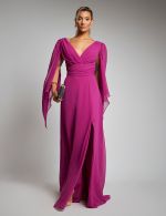 Vestido Longo Fucsia Dulce
