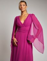 Vestido Longo Fucsia Dulce