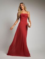 Vestido Longo Terracota Madah
