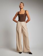 Calça Alfaiataria Nude Madu