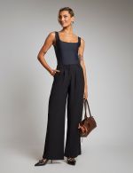 Body Alça Larga Preto Anna