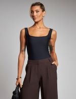Body Alça Larga Preto Anna