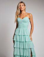Vestido Longo Verde Sage Catarina