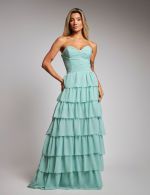 Vestido Longo Verde Sage Catarina