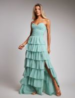 Vestido Longo Verde Sage Catarina
