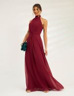 Vestido Longo Marsala Karol