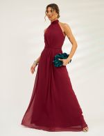 Vestido Longo Marsala Karol