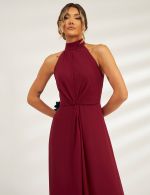 Vestido Longo Marsala Karol
