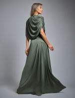 Vestido Longo Verde Oliva Viviane