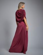 Vestido Longo Marsala Viviane