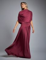 Vestido Longo Marsala Viviane