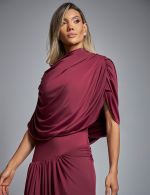 Vestido Longo Marsala Viviane